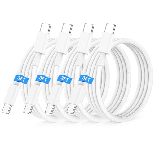 Essri USB C to USB C Cable 3FT for Apple iPhone 17 16 Charger Cord,4Pack 60W C to C Cable Fast Charging Wire for iPhone 16 15 Pro Plus Pro Max iPad Pro/Air MacBook Pro/Air,for Galaxy S24 S23 and More - Image 1
