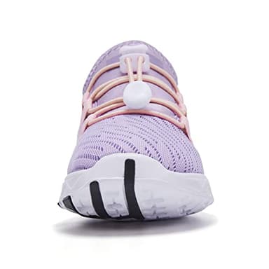 ALEADER Kids Water Shoes Xdrain Aqua Shoes for Girls Quick Dry Lightweight Swim Shoes Purple/Pink 1 M US Little Kid - Image 6