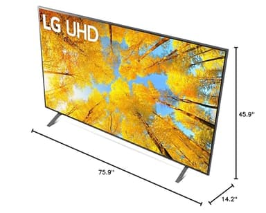 LG UQ7590 86-Inch Class UHD Smart TV 86UQ7590PUD, 2022 - AI-Powered 4K, Alexa Built-In, Grey - Image 6
