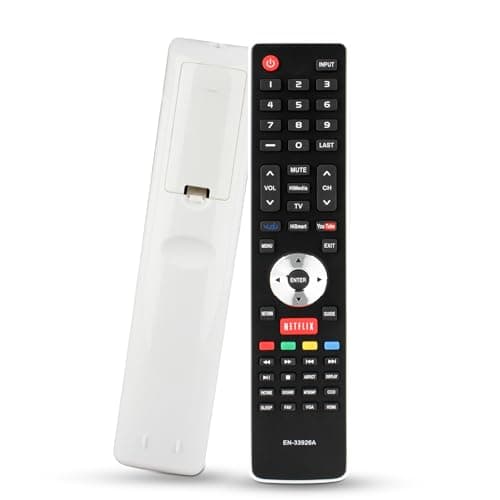 EN-33926A Remote Control for Hisense TV Remote Replacement LCD LED TV F24V86C F39V77C F40V87C F42K26 32K366W 40H5B 40K366WN 48H5GB 50H5GB LTDN39V77US 50K610GWN 55K610GWN Sub EN-33922A EN-33925A - Image 1