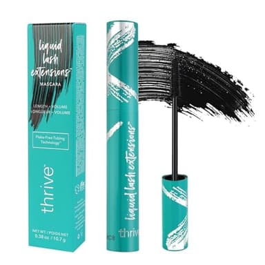 Thrive Mascara Liquid for Lash Extensions Mascara-Brynn Thick and slender,Waterproof and sweat resistant (Black 10.7g/0.38 OZ) - Image 1