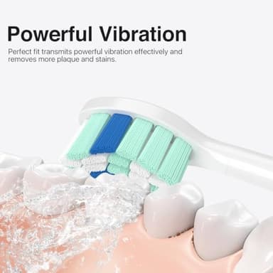 Replacement Toothbrush Heads for Philips Sonicare Replacement Heads, Electric Replacement Brush Head Compatible with Phillips Sonicare Electric Toothbrush, for Philips Sonic Care Brush,10 Pack - Image 9
