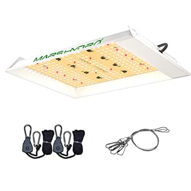 MARS HYDRO TS600 100W LED Grow Light for Beginners, New Diodes Layout Full Spectrum Growing Lamps for Indoor Plants Hydroponic Seed Starting Vegetables Bloom in 2x2 Grow Tent - Image 1