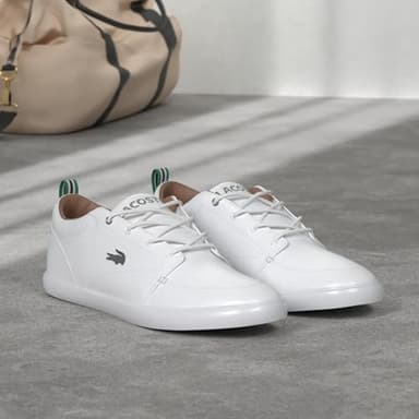 Lacoste Men's Bayliss Sneaker, Deep White, 13 - Image 6