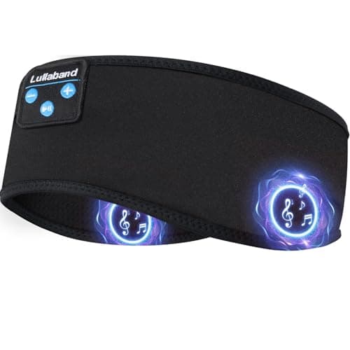 Lullaband Bluetooth Sleep Headphones Headband, Non-Slip Soft Stretchy Wireless Bluetooth Earphones with 10-Hour Battery Speakers for Sleep Travel Sports Yoga Meditation Running and Housework - Image 1