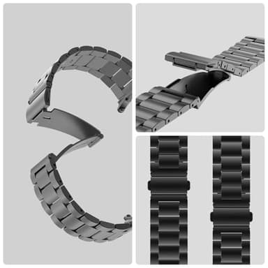 Band Compatible with Samsung Galaxy Watch Ultra 47mm(2025/2024),Metal Stainless Steel Bands Strap Men Women,NOT for Galaxy Watch 8 7 6 5 4 Band 40mm 44mm 45mm/Watch 8 6 4 Classic 42mm 46mm 43mm 47mm - Image 3