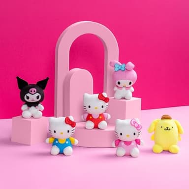 Micro Teenies Hello Kitty and Friends 6 Pack - Miniature Plush Figure, Suffed Animal, Toy Mini Soft Figure for Kids, Girls and Boys Ages 4+ - Image 5
