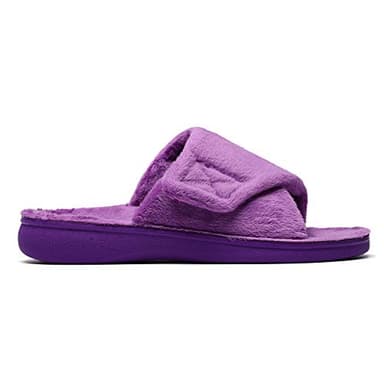 SOLLBEAM Women's Plantar Fasciitis Fuzzy House Orthopedic Adjustable Slippers With Arch Support Orthotic Heel Cup Sandals For Ladies - Image 4