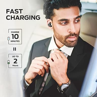 Monster Achieve 100 AirLinks Wireless Earbuds,Super Fast Charge,Bluetooth 5.0 in-Ear Stereo Headphones with USB-C Charging Case,Built-in Mic for Clear Calls,Water Resistant Design for Sports - Image 4