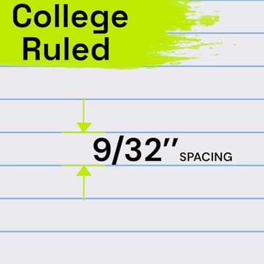 ONAVIA Spiral Notebook for School, 5 Subject, College Ruled Paper, 200 Sheets, 9" x 11", 5 Dividers with Pockets, 3 Hole Punched Perforated, Plastic Cover,Lined Journal,School Supplies,Cornflower Blue - Image 4
