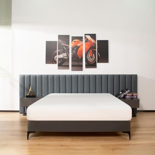 Queen Mattress, 8-inch, Gel Memory Foam [Premium Version] Medium-Firm, Queen Size Mattresses Bed in a Box, Fiberglass Free, Cooling Sleep & Pressure Relief, Certified Safe Foams & Fabric - Image 1