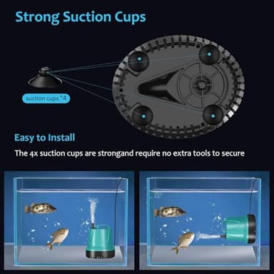 Submersible Water Pump 850GPH 60W, Pond Pump for Outdoor, Hydroponic, Statuary, for Aquarium, Fish Tank - Image 6