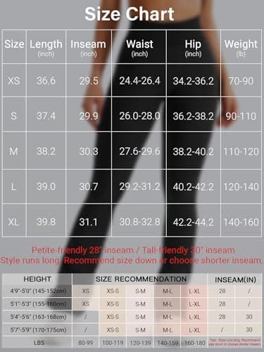 YEOREO Mini Flare Leggings Womens Workout Butt Lifting Legging Hidden Scrunch Seamless 30" Impact Lilliean Yoga Pants Black M - Image 6