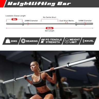 RitFit Multi-Function Garage & Home Gym Package Includes 1000LBS Power Cage PPC03 with Cable Crossover System, Weight Bench, Olympic Barbell Weight Set, Full Body Workout-BLK,Bumper Plate 230lbs - Image 5