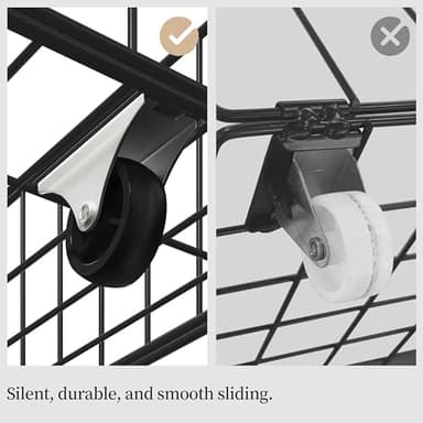 Yaheetech Queen Size Bed Frame with Headboard/2 USB Charging Station/Port for Type A&Type C/3 Storage Drawers/Solid Wood Slat Support/No Box Spring Needed/Black - Image 8