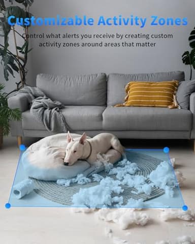[5G & 2.4G] 2K Indoor Security Cameras for Home Security, AI Voice Change for 2-Way Talk, Motion Detection, Night Vision, 24/7 SD Recording/Cloud Storage, Baby Monitor/Dog/Pet Camera with Phone App - Image 9