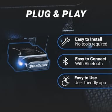 BlueDriver Bluetooth Pro OBDII Scan Tool for iPhone & Android - No Subscription Fee - OBD2 Car Scanner and Code Reader - Diagnose Check Engine, ABS, SRS, Airbag & 7000+ Issues on Vehicles 1996+ - Image 5