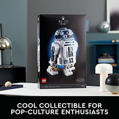 LEGO Star Wars R2-D2 Building Set - Collectible Toy for Adults, Ages 18+ - Display for Room or Office Desk - Info Plaque Included - Gift Idea for Fans - 75308 - Image 7