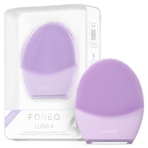 FOREO LUNA 4 Face Cleansing Brush - Firming Face Massager - Anti Aging Care - Enhances Absorption - Simple Skin Care Tools - Sensitive Skin - Image 1