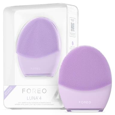FOREO LUNA 4 Face Cleansing Brush - Firming Face Massager - Anti Aging Care - Enhances Absorption - Simple Skin Care Tools - Sensitive Skin - Image 1