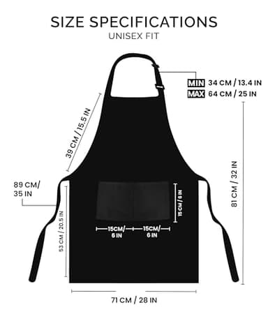 Utopia Kitchen 2 Pack Bib Apron, Adjustable with 2 Pockets, Water and Oil Resistant, Cooking Kitchen Chef Apron for Women Men - Image 2