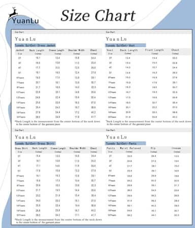 YuanLu Boys Formal Suits Tuxedo Suits for Boys 5 Piece Slim Fit Dresswear Youth Suit Set Gray 20 - Image 6