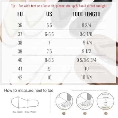 Litfun Women's Arch Support Flip Flops for Plantar Fasciitis Orthopedic Thong Sandals Comfortable Summer Beach Pool Slides, Black 40 - Image 7