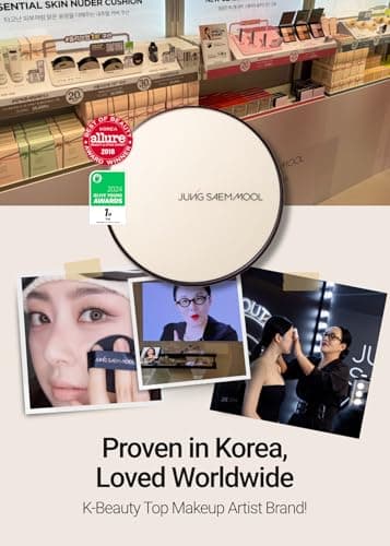 [JUNGSAEMMOOL OFFICIAL] Essential Skin Nuder Cushion (N Light) | Refill Included | Natural Finish | Buildable Coverage | Makeup Artist Brand | Cream Foundation - Image 5