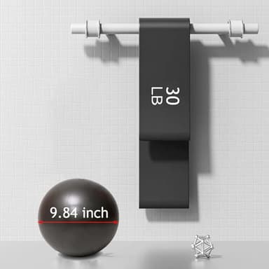 Nuplot Pilates Essentials Kit for Women - Better Yoga Pilates Kit for Home Workouts with Pilates Ring and Ball Set, Booty Bands, Figure 8 Resistance Band, Yoga Bands for Stretching (Black) - Image 6