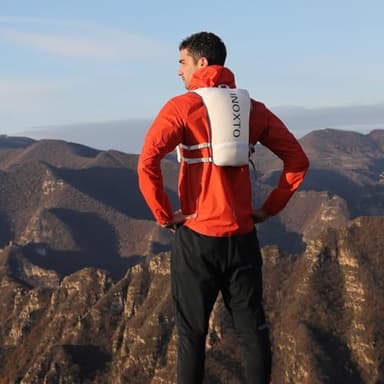 INOXTO Running Hydration Vest Backpack,Lightweight Insulated Pack with 1.5L Water Bladder Bag Daypack for Hiking Trail Running Cycling Race Marathon for Women Men (White) - Image 6