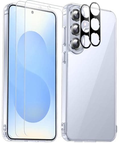 SPIDERCASE for Samsung Galaxy S25 Plus Case, [10 FT Military Grade Drop Protection] [Crystal Clear] [Not-Yellowing] Slim Fit Shockproof Anti-Scratched Rugged Phone Case,Clear - Image 1