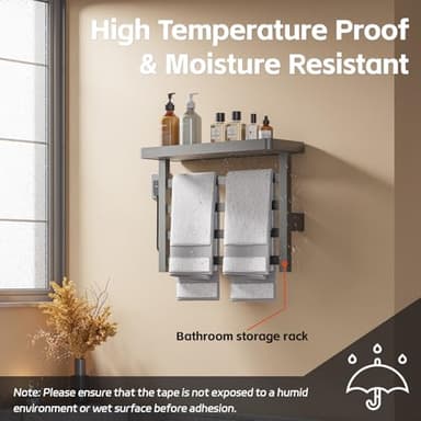 3M Double Sided Tape, 2 in x 16.5 ft, Heavy Duty, Adhesive Mounting Tape, Strong 3M VHB 5952 Tape for Car, Walls, Home & Office Décor, Indoor & Outdoor - Image 5