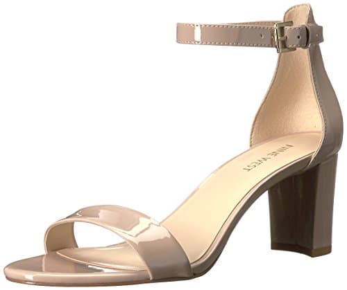 Nine West Women's Pruce Heeled Sandal, Natural Patent, 12 - Image 1