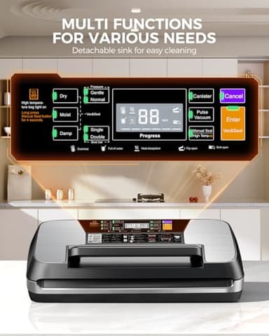 95kpa Vacuum Sealer Machine silver - Image 2