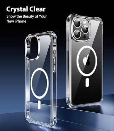 Mkeke for iPhone 15 Pro Max Case Compatible with Magsafe with 2X Screen Protector Military-Grade Drop Protection Clear - Image 7