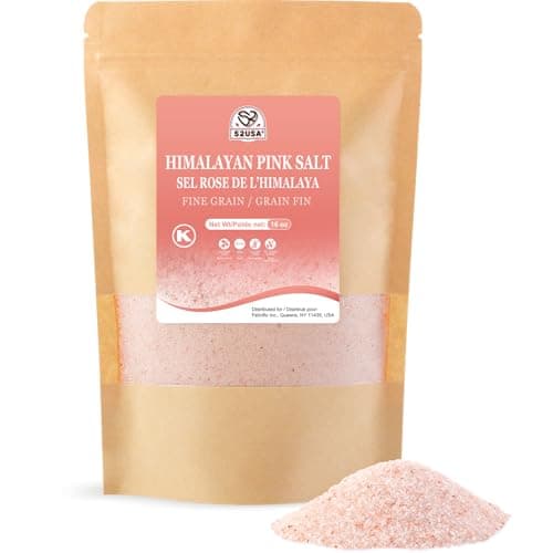 52USA Himalayan Pink Salt, Fine Grain 1 lb, Pink Himalayan Sea Salt, Salt for Grinder Refill, Kosher - Image 1