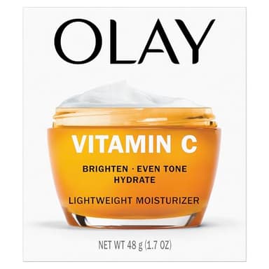 Olay Vitamin C Face Moisturizer, Brightening Cream for Women, Instant Hydration, Evens Tone, Dark Spot & Hyperpigmentation Reduction, Glowing Skin Care - Niaciniamide, Lactic Acid, 1.7 Oz - Image 13