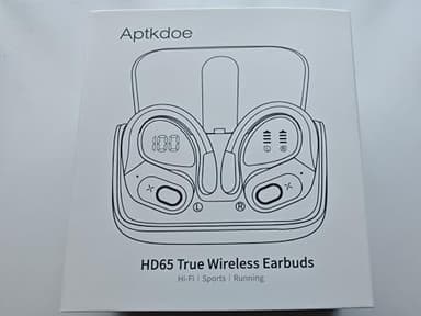Aptkdoe Wireless Earbuds 75hrs Bluetooth 5.4 Headphone Sport, 2025 Bluetooth Earbuds Stereo Deep Bass Over Ear Bud with Earhooks, ENC Noise Cancelling Mic, IPX7 Waterproof Earphone Rose Gold - Image 8