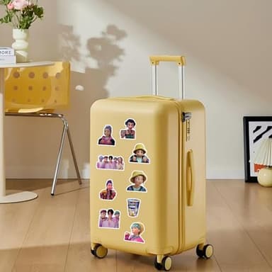 100Pcs Korean Idol Movie Stickers,Anime Style Waterproof Vinyl Stickers for Teenagers and Adults for Laptop Skateboard Phone Guitar Travel Case Bike Party Decor Colorful - Image 8