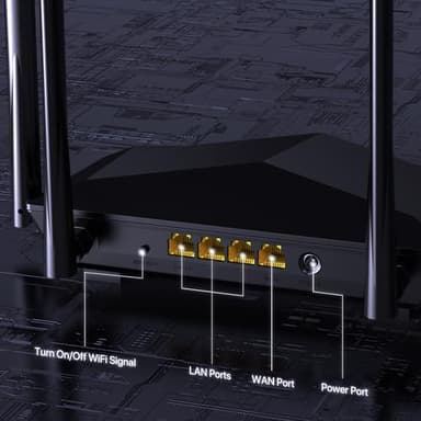 Tenda AC1200 Smart WiFi Router, High Speed Dual Band Wireless Internet Router with Smart APP, 4 x 100 Mbps Fast Ethernet Ports, Supports Guest WiFi, Access Point Mode, IPv6 and Parental Controls(AC6) - Image 6