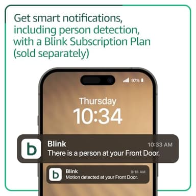 All-new Blink Video Doorbell + Outdoor 4 – Wireless smart security cameras, head-to-toe HD view, two-year battery life. Sync Module Core included – 1 camera system + Video Doorbell - Image 5
