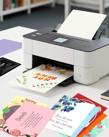 ALEWAPO White Cardstock 8.5 x 11 Thick Paper, 40 Sheets, ThickPaper 65 LB/180 GSM, Cardstock Printer Paper 8.5 x 11, White Card Stock for Invitations, Menus, Wedding, DIY Cards - Image 5