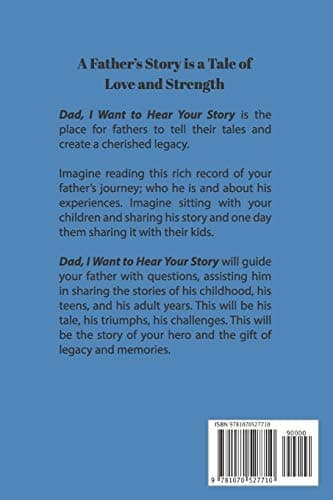 Dad, I Want to Hear Your Story: A Father’s Guided Journal To Share His Life & His Love (Hear Your Story Books) - Image 2