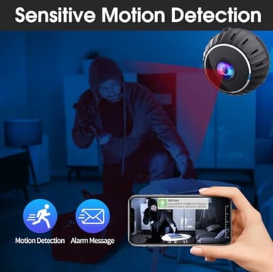 2K Spy Camera - HD Mini Cameras - Small Hidden Camera with Motion Detection and Night Vision, Indoor Nanny Cam Suitable for Pets, Baby - Image 6