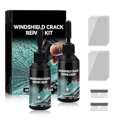 YAUNJI Cracks Gone Glass Repair Kit, 2025 New Windshield Crack Repair Kit for Car Chips and Cracks, Universal Glass Crack Repair Liquid for Automotive Windscreen Tool (2 PCS) - Image 1