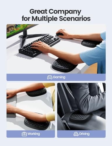 Vaydeer 1pc Elbow Rest Pad, Desk Wrist Rest Armrest, Soft Memory Foam Ergonomic Support, Mouse Cushion Pillow, Wrist Pain Relief for Computer Laptop Working Typing Gaming Travel Office Accessory-Large - Image 5