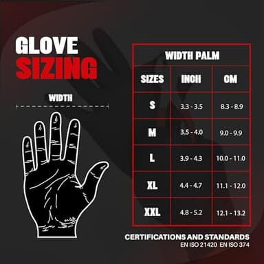 GRIPXX Herkules Grip Heavy Duty 8Mil Black Nitrile Gloves,3D Raised Diamond Texture-Latex & Powder-Free Industrial, Mechanic (200, Large) - Image 9