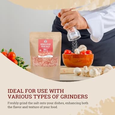 52USA Himalayan Pink Salt Coarse, Pink Himalayan Sea Salt, Coarse Grain 2 lb, Himalayan Salt, Pink Salt, Rock Salt for Grinder Refill, No Artificial Colors, No Additives, No Gluten, Kosher Certified - Image 6