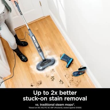 Shark S8000 Steam & Scrub All-in-One Scrubbing and Sanitizing Hard Floor Steam Mop pure water (Renewed) - Image 5