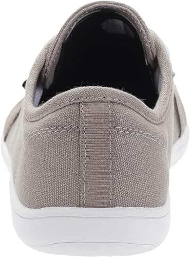 WHITIN Women's Wide Canvas Barefoot Shoes Minimalist Extra Wide Width Toe Box Fashion Sneakers Zero Drop Size 8 Walking Gym Tennis Comfy Flat Nurse Athletic Grey 39 - Image 4